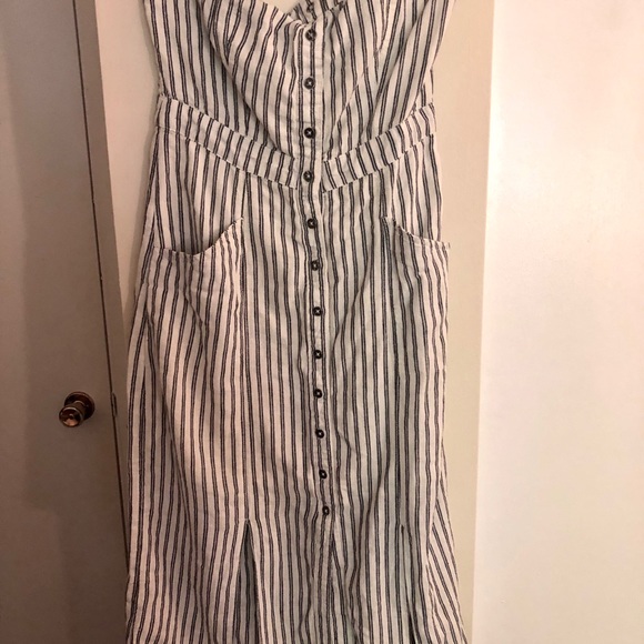 Urban Outfitters strapless striped dress - Picture 2 of 4